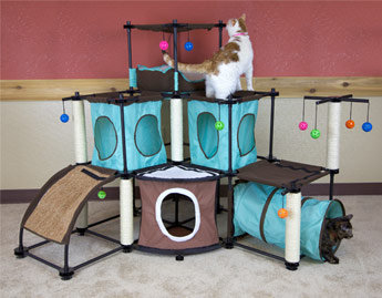 Kitty city claw mega kit 2024 cat furniture